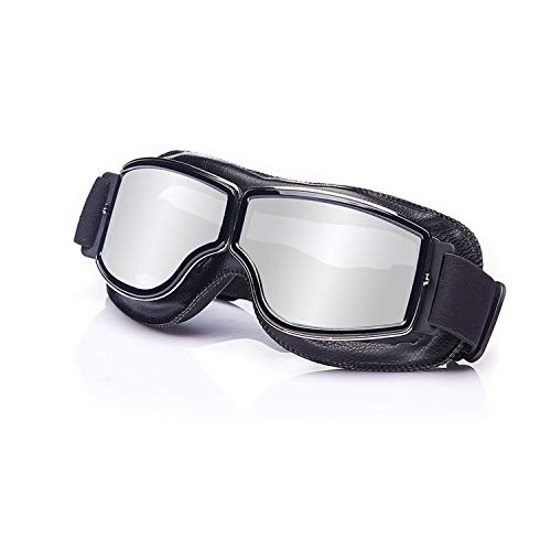 Motorradbrille Schutzbrille Motorrad Fliegerbrille Motocross Brille drei Farbe 