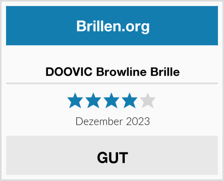  DOOVIC Browline Brille Test