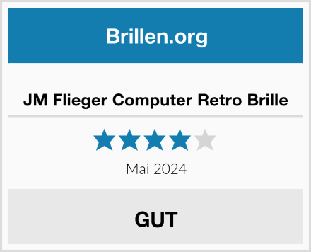  JM Flieger Computer Retro Brille Test