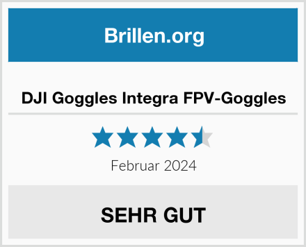  DJI Goggles Integra FPV-Goggles Test