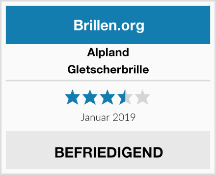 Alpland Gletscherbrille Test