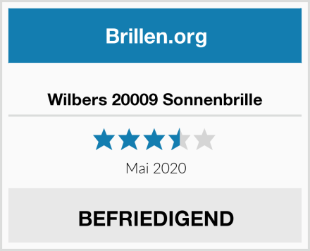  Wilbers 20009 Sonnenbrille Test