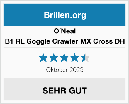 O´Neal B1 RL Goggle Crawler MX Cross DH Test