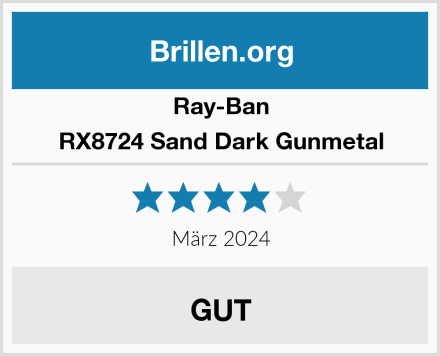 Ray-Ban RX8724 Sand Dark Gunmetal Test