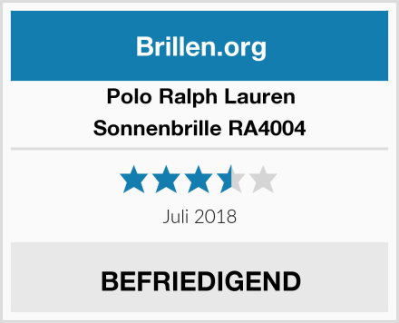 Polo Ralph Lauren Sonnenbrille RA4004 Test