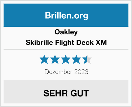 Oakley Skibrille Flight Deck XM Test