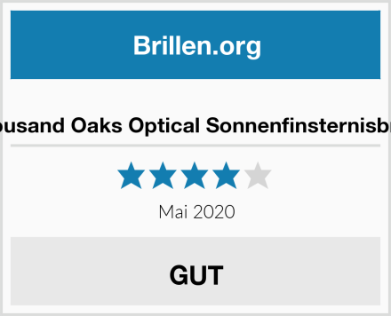  Thousand Oaks Optical Sonnenfinsternisbrille Test