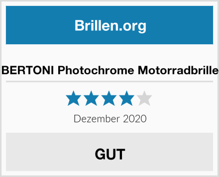  BERTONI Photochrome Motorradbrille Test
