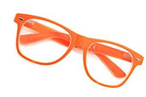 Orangene Brillen