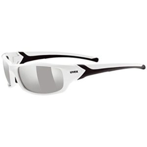 Sonnenbrille Sports Unisex Brille Kunststoff weiß bunte Gläser schwarz NEU Nr.21 