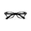  Das Kostümland - Fifties Cat Eye Brille Diamond