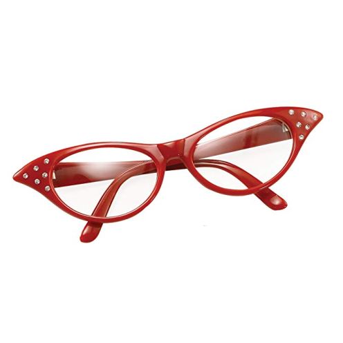  Bristol Novelty Damen Brille im 50er-Jahre-Stil